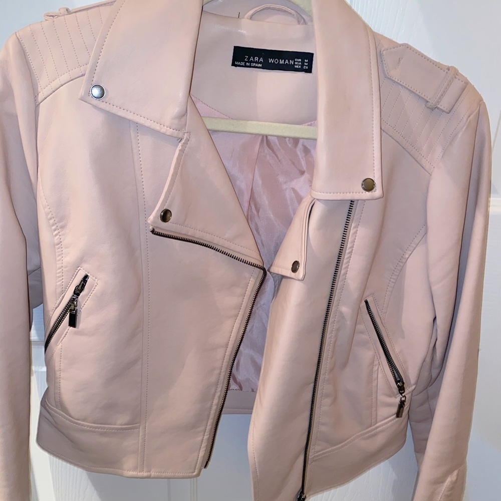 ZARA Faux leather jacket